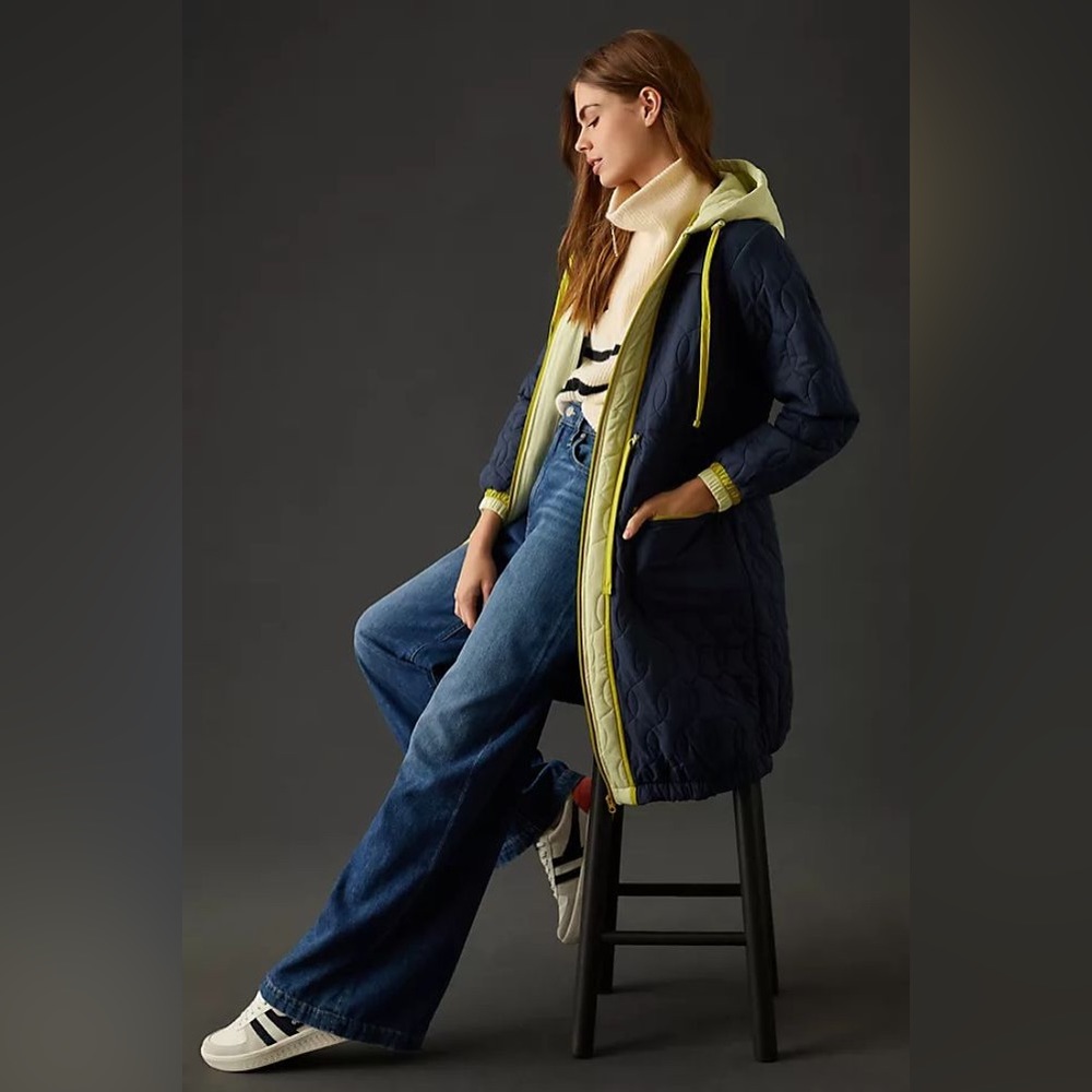 Anthropologie daily practice quilted jacket